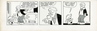 BILL YATES - PROF PHUMBLE DAILY ART 08-02-61 ATOM SMASH