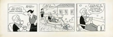 BILL YATES - PROF PHUMBLE DAILY ART 08-10-61 MOW LAWN