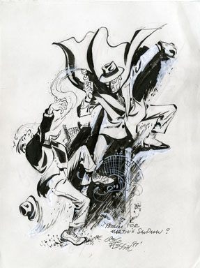 CREIG FLESSEL - GOLDEN AGE SANDMAN ILLO ORIG ART 1997