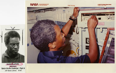 NASA: ASTRONAUT GUION BLUFORD JR - VINTAGE STILLS 1983