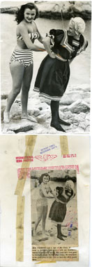NEWS PHOTO: BIKINI / SWIMSUIT COMPARISON  (1950)