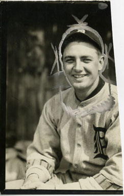 RUFUS "RUFE" CLARKE (BASEBALL) - VINTAGE STILL (1924)