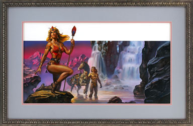BORIS VALLEJO - WATERFALL ORIGINAL PAINTED ART