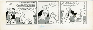 BILL YATES - PROF PHUMBLE DAILY ART 08-11-61 VIOLENT TV