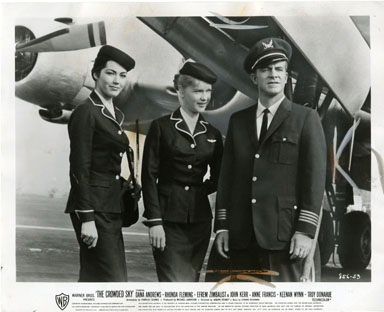 CROWDED SKY (1960) - VINTAGE PUBLICITY STILL ANNE FRANCIS