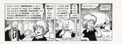 BOB CLARKE - MAD #253 ROTTEN STRIPS: ORPHAN ANNIE ART