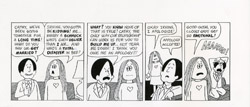 BOB CLARKE - MAD #253 ROTTEN STRIPS: CATHY ORIG ART
