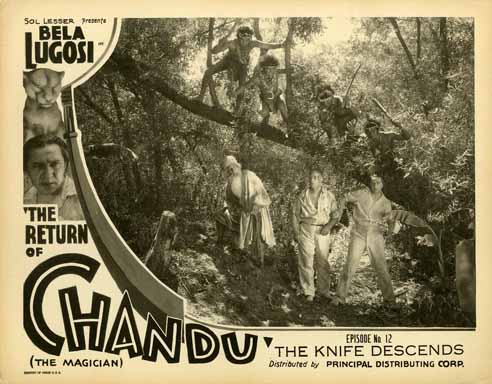 THE RETURN OF CHANDU:EPISODE 12 (1934) LobbyCard BELA LUGOSI