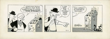BILL YATES - PROF PHUMBLE DAILY ART 09-09-61 CROOKED