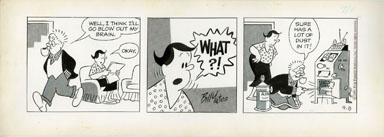 BILL YATES - PROF PHUMBLE DAILY ART 09-08-61 DUST BRAIN