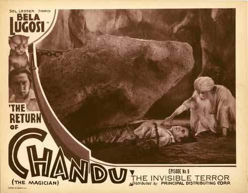 THE RETURN OF CHANDU:EPISODE 9 (1934) Lobby Card BELA LUGOSI
