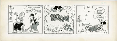 BILL YATES - PROF PHUMBLE DAILY ART 08-31-61 BOOM!