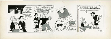 BILL YATES - PROF PHUMBLE DAILY ART 09-20-61 SIDEWAYS