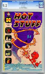 HOT STUFF #111 (1972) CGC NM- 9.2 WHITE Pages FILE COPY