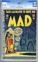MAD #1 (1952) CGC GD+ 2.5 WHTpg WALLY WOOD - JACK DAVIS