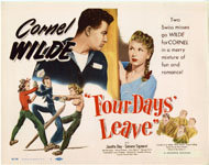 FOUR DAYS LEAVE (1950) - LOBBY CARD SET SIMONE SIGNORET