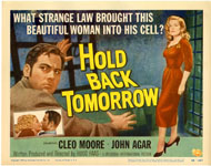 HOLD BACK TOMORROW (1955) - LOBBY CARD SET of 8 CLEO MOORE