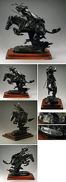 FREDERIC REMINGTON The Cheyenne Recast Bronze #409/1000