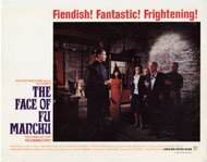 FACE OF FU MANCHU (1965) LOBBY CARDS (4) CHRISTOPHER LEE