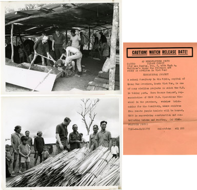 AP NEWS PHOTOS: SELF-HELP PROJECTS / VIET NAM (1965)