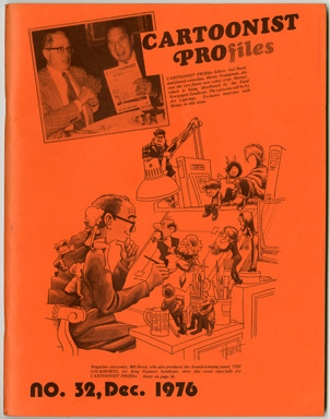 CARTOONIST PROFILES #32 FANZINE (1976) FUNNY FARM MAD