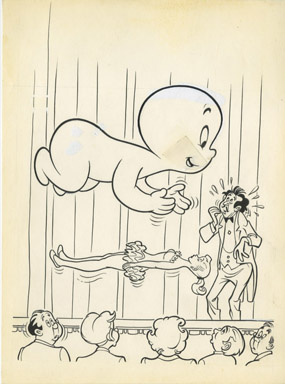 WARREN KREMER - FRIENDLY GHOST CASPER #66 COVER ORIG ART