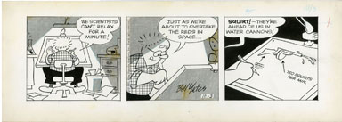 BILL YATES - PROF PHUMBLE DAILY ART 10-03-61 WATER GUN
