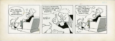 BILL YATES - PROF PHUMBLE DAILY ART 09-27-61 'RITHMETIC