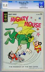 MIGHTY MOUSE #161 (1964) CGC NM 9.4 OW Pages FILE COPY