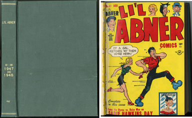 LI'L ABNER #61-69 BOUND VOLUME (1947-48) WOLVERTON ART