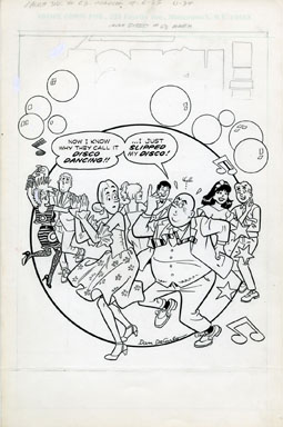 DAN DeCARLO - LAUGH COMICS DIGEST #63 ORIG COVER ART