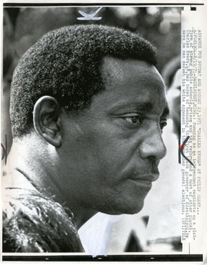 UPI NEWS PHOTO: CHARLES EVERS RUNS FOR GOVERNOR (1971)