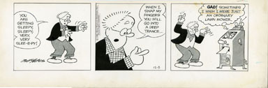 BILL YATES - PROF PHUMBLE DAILY ART 12-05-61 HYPNOSIS