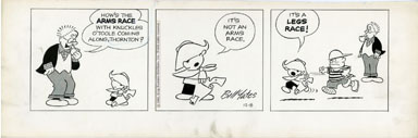 BILL YATES - PROF PHUMBLE DAILY ART 12-08-61 LEGS RACE