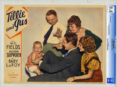 TILLIE & GUS (1933) - CGC LOBBY CARD NM 9.4 FAMILY PORTRAIT