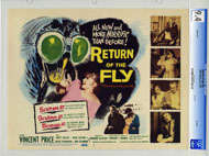 RETURN OF THE FLY 1959 CGC LOBBY CARD SET OF 8 Vincent PRICE