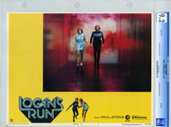 LOGAN'S RUN (1976) CGC GRADED LOBBY CARD SET OF 8