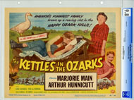 KETTLES IN THE OZARKS (1956) CGC LOBBY CARD SET OF 8