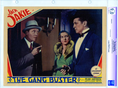 GANG BUSTER (1931) - CGC  LOBBY CARD Apparent VF/NM 9.0 POINT