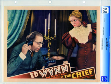 CHIEF (1933) - CGC GRADED LOBBY CARD NM/MT 9.8 ED WYNN