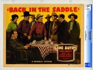 BACK IN THE SADDLE (1941) - CGC LOBBY CARD SET OF 8  GENE AUTRY