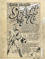 EDD ASHE - POCKET #1 CMPLT 12-PG STORY ART / ORIGIN & FIRST APPEARANCE OF SPIRIT OF '76 1st HARVEY