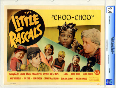 LITTLE RASCALS: CHOO-CHOO (R-1951) - GCG LOBBY CARD (2)