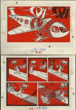 ANTONIO PROHIAS - MAD #125 SPY VS SPY ORIG ART - BRIDGE