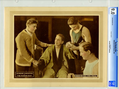 WONDER MAN (1920) - CGC LOBBY CARD 9.0 GLOVED HANDSHAKE