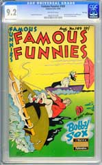 FAMOUS FUNNIES #169 (1948) CGC NM- 9.2 OW Pgs HIGHEST!