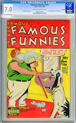 FAMOUS FUNNIES #170 (1948) CGC FN/VF 7.0 COW FILE COPY