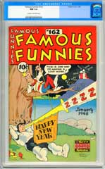 FAMOUS FUNNIES #162 (1948) CGC NM 9.4 COW Pgs