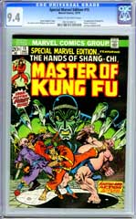 SPECIAL MARVEL EDITION #15 1973 - NM 9.4 1st SHANG-CHI