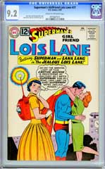 SUPERMAN'S GIRLFRIEND LOIS LANE #31 CGC NM- 9.0 COW Pgs